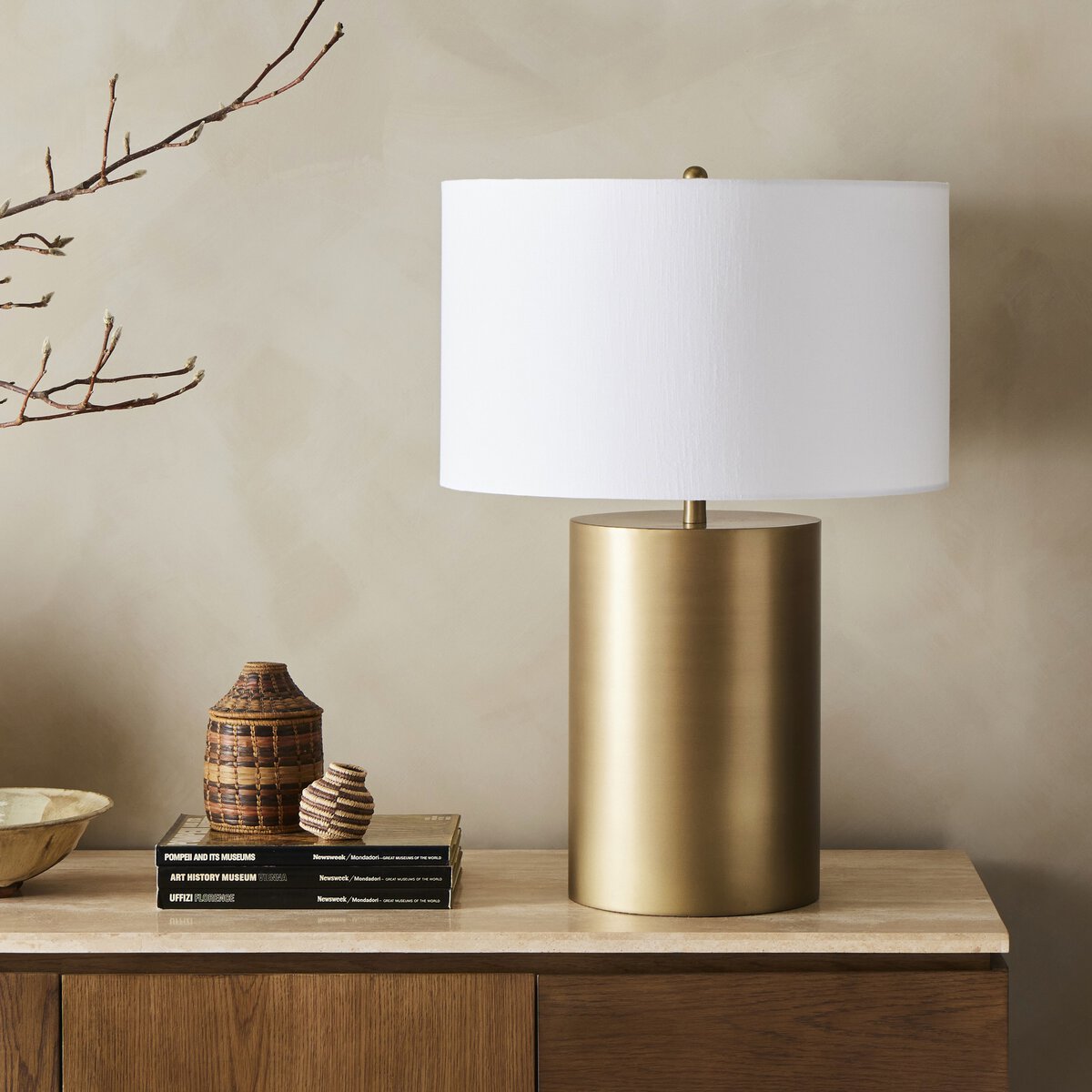 Cameron Table Lamp- Antique Brass – HOWSE, image size:1200x1200