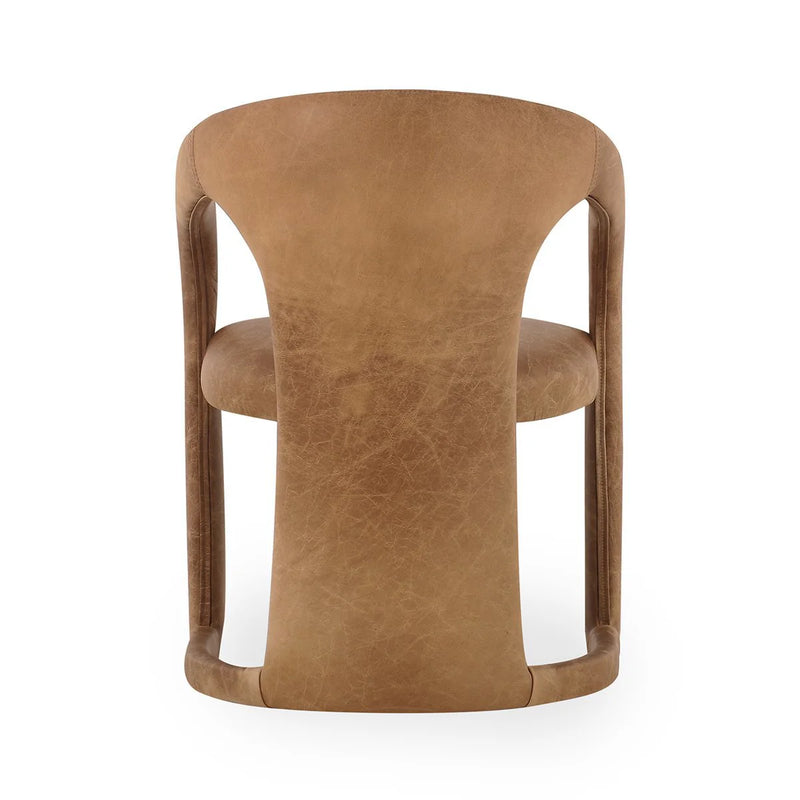 Archie Leather Accent Chair