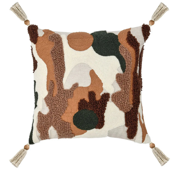 Chestnut/Green Caney Multi Pillow- 22"