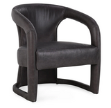 Archie Leather Accent Chair