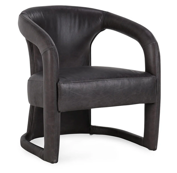 Archie Leather Accent Chair
