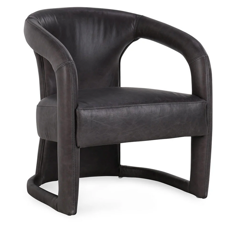 Archie Leather Accent Chair