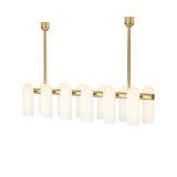 Odyssey Linear Chandelier- Burnished Brass