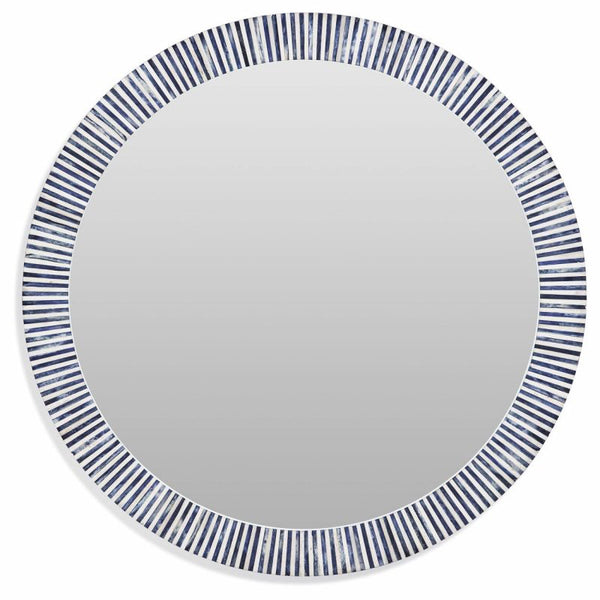 Radial Bone Wall Mirror