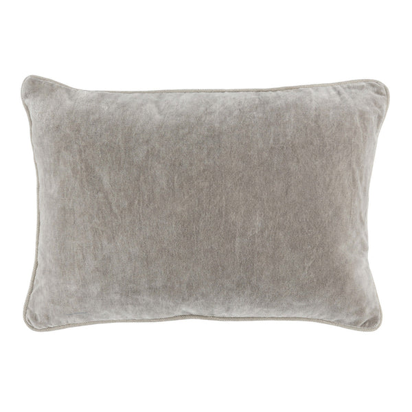 Heirloom Velvet Silver Pillow